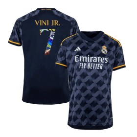 Real Madrid Vini JR 7 Matchtröjor Borta Fotbollströja 2023-24